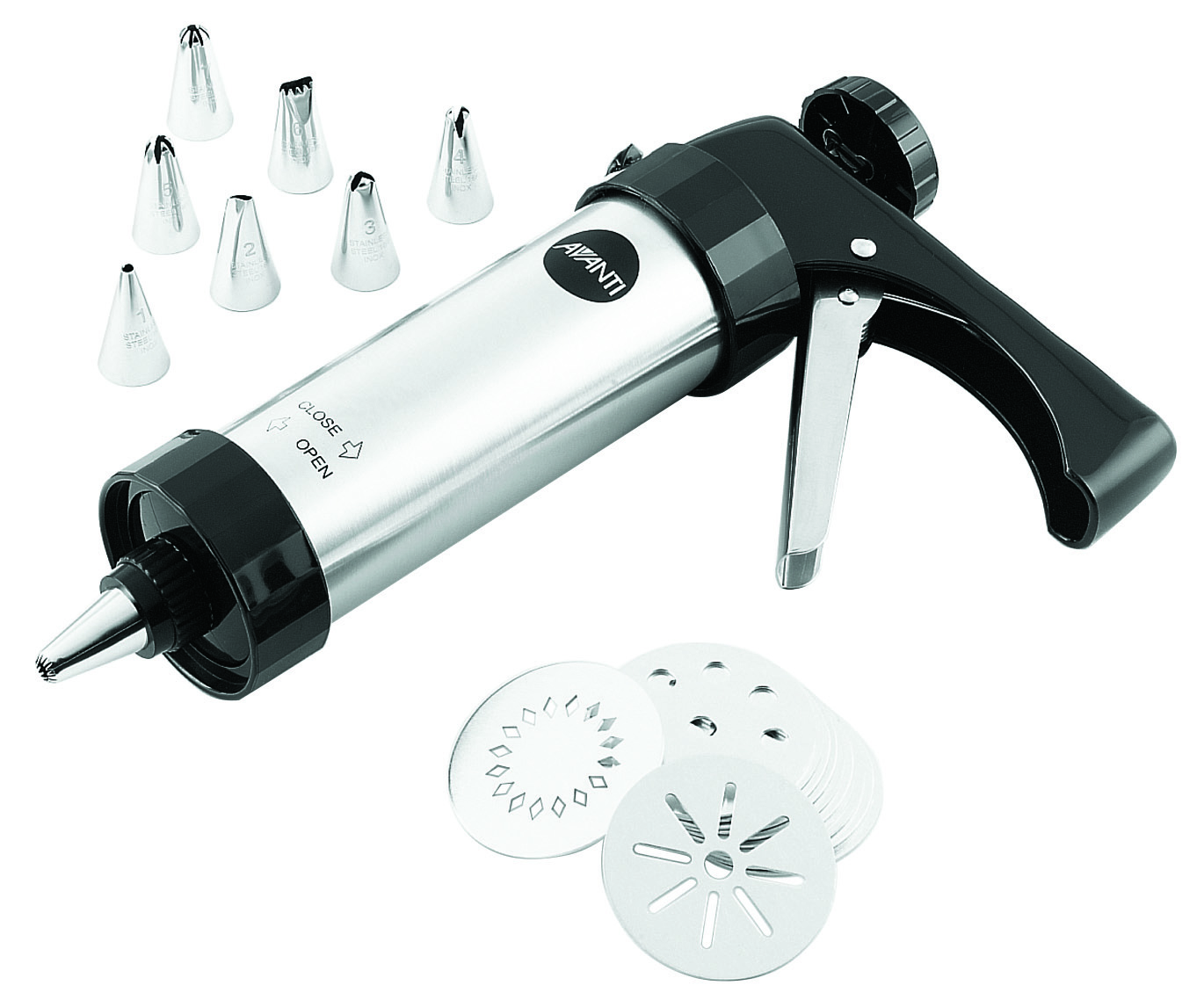 COOKIE PRESS AND ICING SET AVANTI