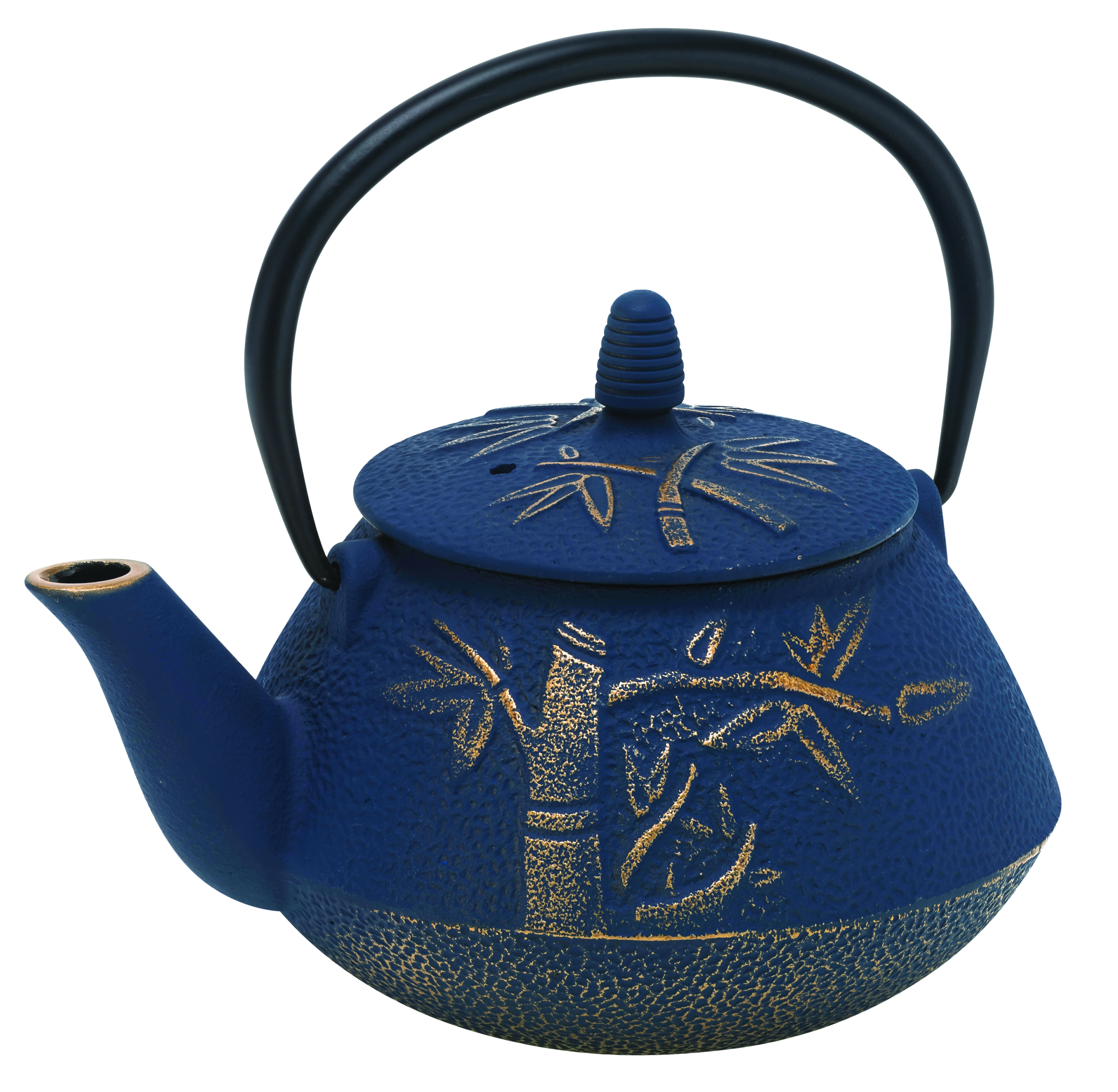 800ML AVANTI NAVY/BRONZE CAST TEAPOT