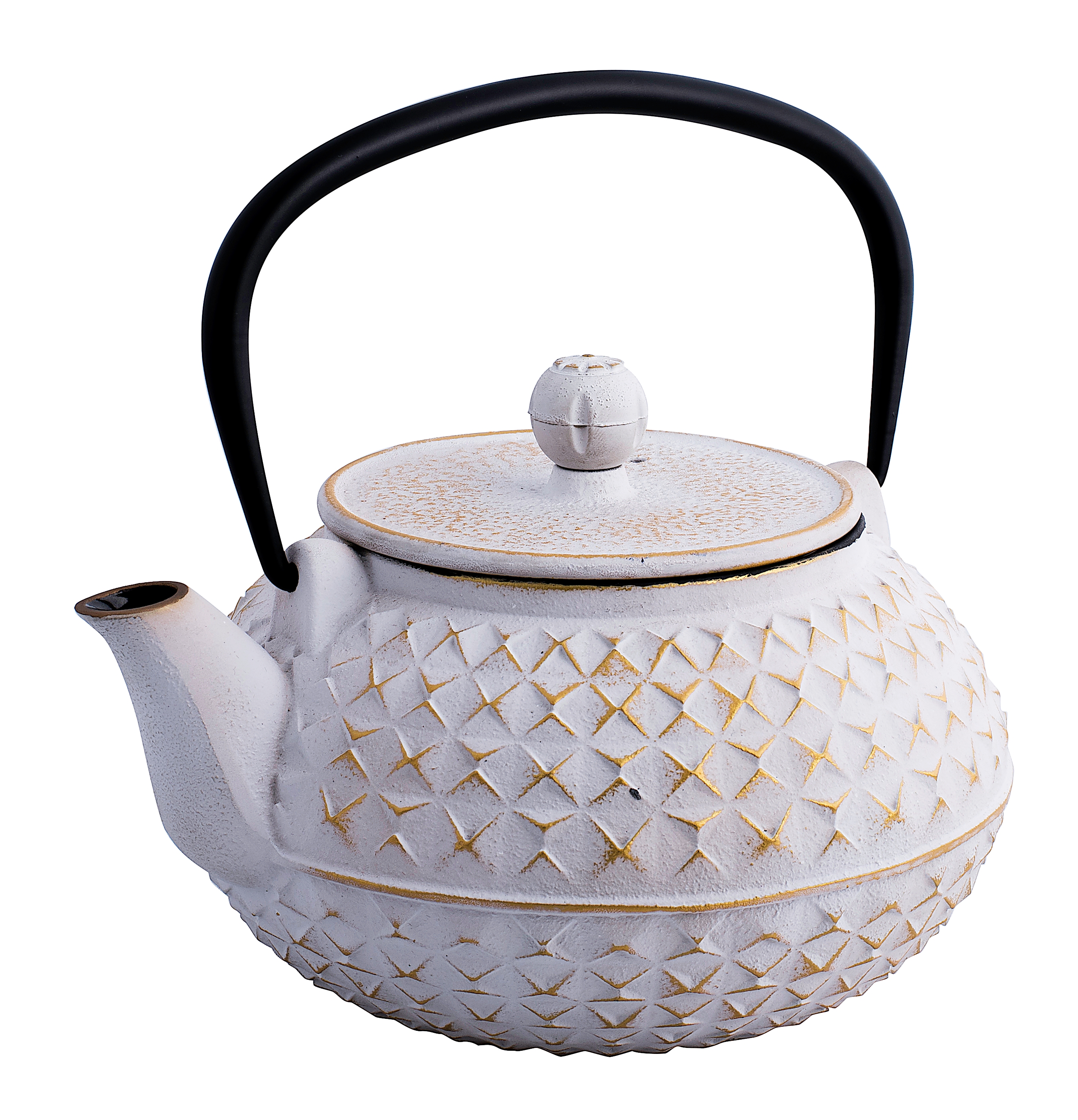 00ML AVANTI EMPRESS WHITE/GOLD TEAPOT