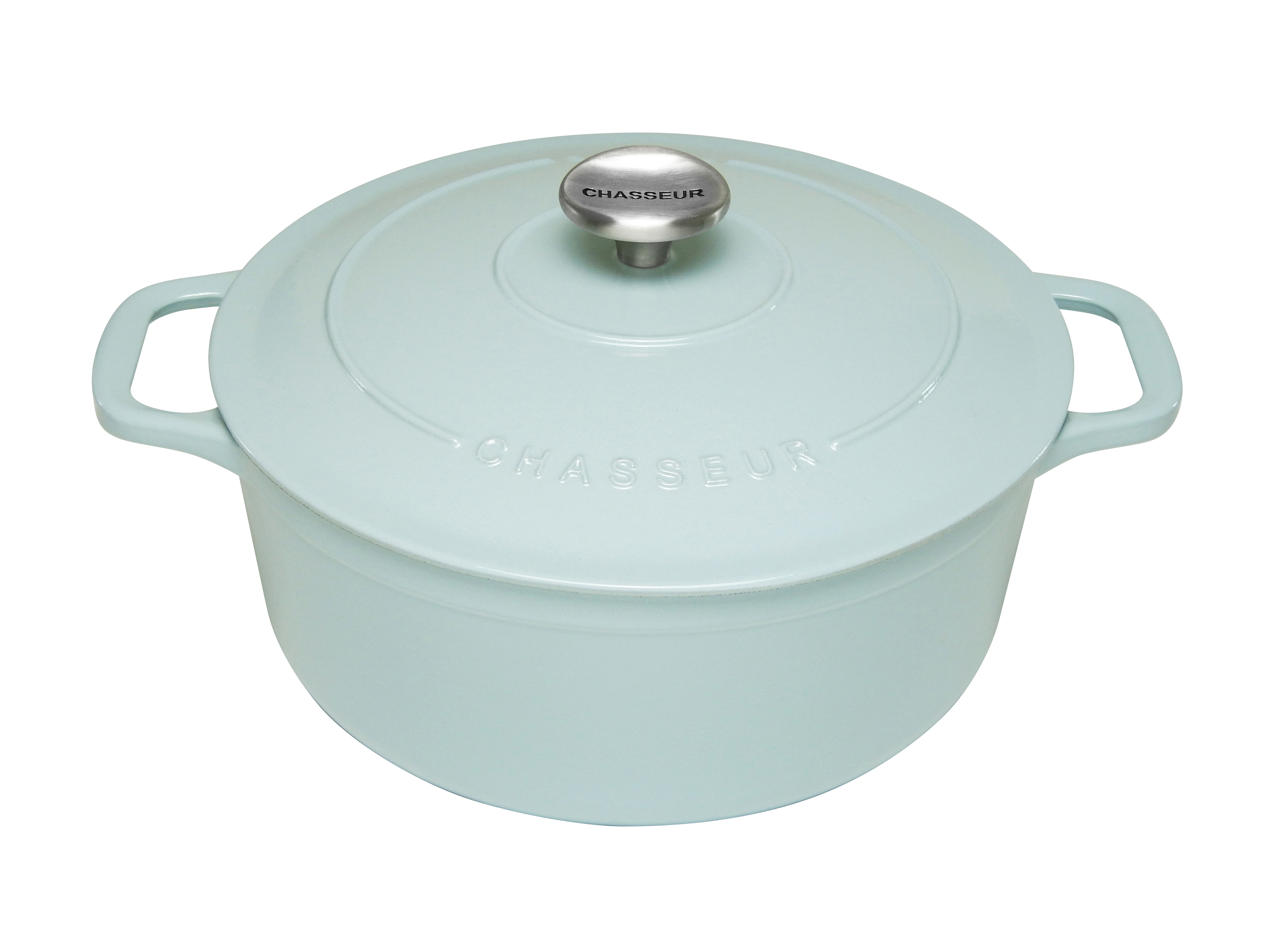 CHASSEUR 6.1LTR ROUND FRENCH OVEN DUCK EGG BLUE