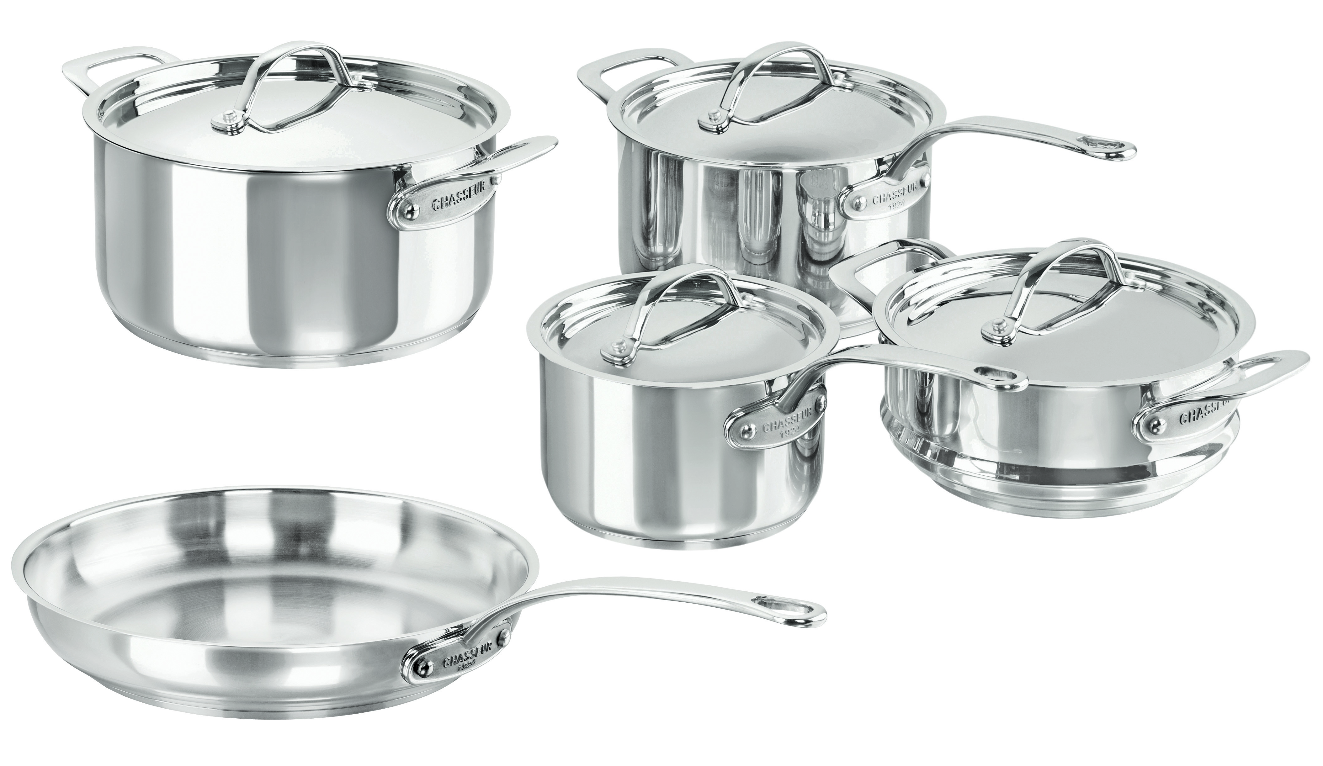 5 PCE CHASSEUR COOKWARE SET