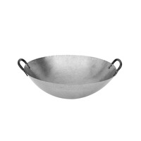 WOK IRON DOUBLE HANDLE, 55CM