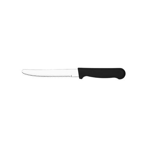 STEAK KNIFE ROUND EDGE BLACK