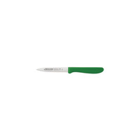 10CM GREEN HANDLE SERRATED ARCOS