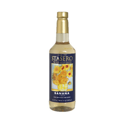 750ML BANANA SYRUP STASERO