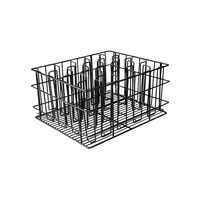 20 COMP GLASS BASKET BLACK