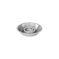 135MM DOUBLE WELL S/S ASHTRAY