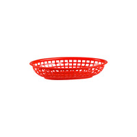 OVAL BREAD BASKET RED