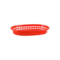 RECTANGLE PVC BASKET RED