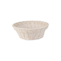 200MM ROUND BREAD BASKET TAUPE