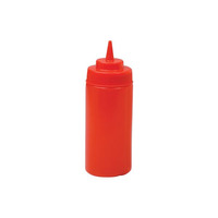 480ML WIDE TOP RED SQUEEZE BOT