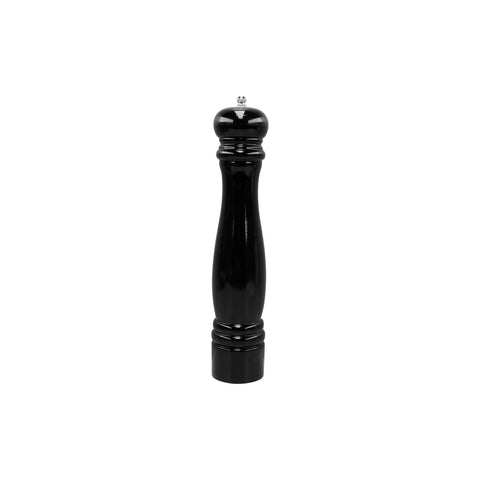 CHEF INOX MILL-SALT/PEPPER-BLACK WOOD CERAMIC GEAR