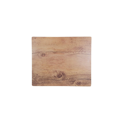 CHEF INOX RECTANGLE WOOD EFFECT MELAMINE OAK 310X2