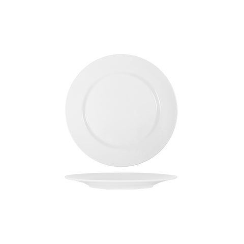 16.5CM WHITE  MELAMINE PLATE