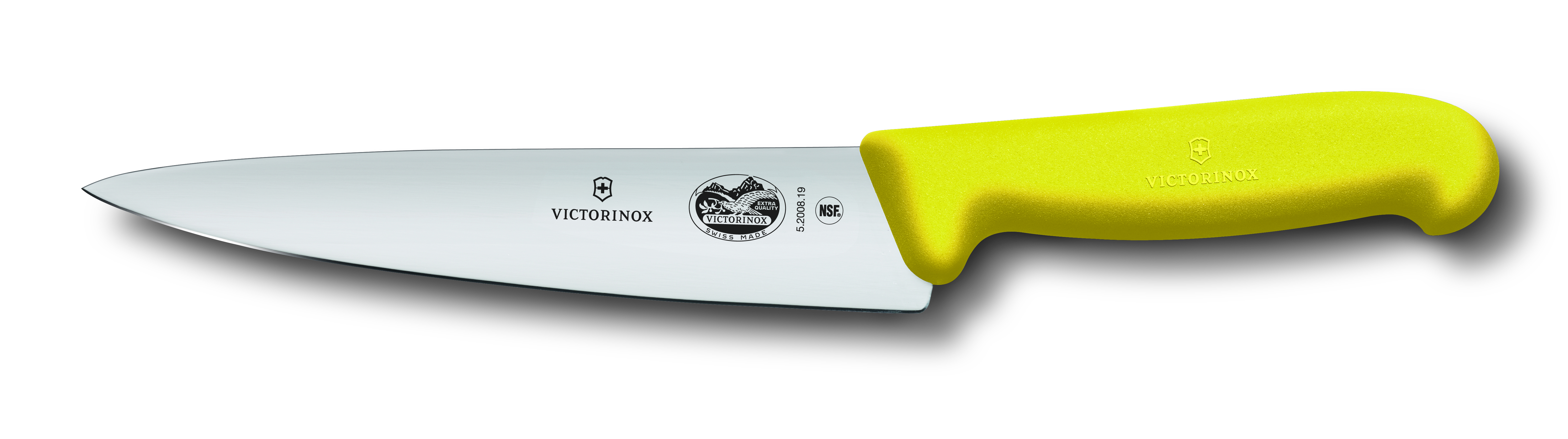 25CM VICTORINOX CHEFS KNIFE STRAIGHT EDGE - YELLOW