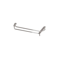 GLASS HANGER CHROME PLATED SINGLE ROW, 40CM