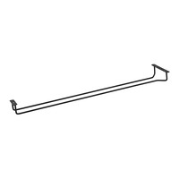 GLASS HANGER BLACK  SINGLE ROW, 60CM