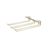 270MM X 220MM BRASS GLASS HANGER 3 ROW