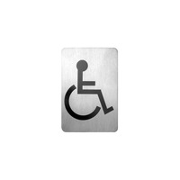 WALL SIGN 18/10 DISABLED SYMBO