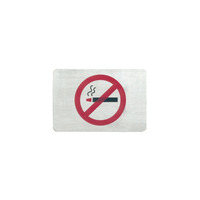 NO SMOKING WALL SIGN S/S 120X