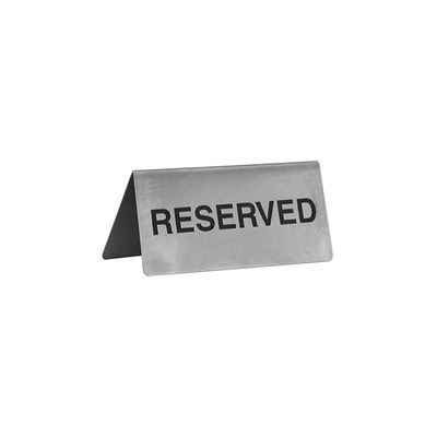 RESERVE SIGN 18/10 S/S