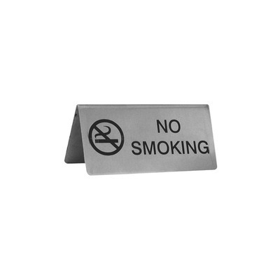 NO SMOKING TABLE SIGN