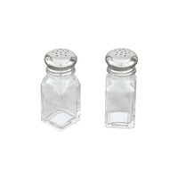 60ML SQUARE SALT/PEPPER GLASS