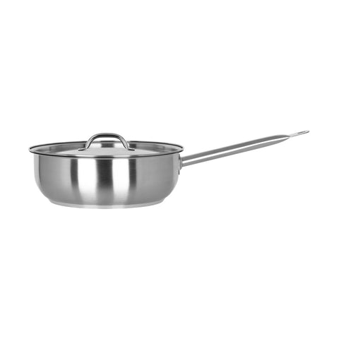 28CM SAUTE PAN WITH LID S/S