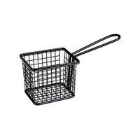 SERVICE BASKET-RECT., BLACK 94X78X80MM MODA