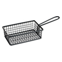 SERVICE BASKET-RECT,BLACK 160X104X50MM