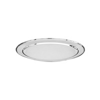 400MM S/S OVAL PLATTER