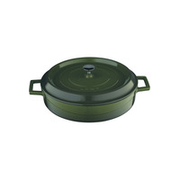 3.4LTR LAVA CAST IRON LOW CASSEROLE