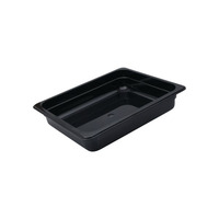 1/2 200MM PC FOOD PAN BLACK