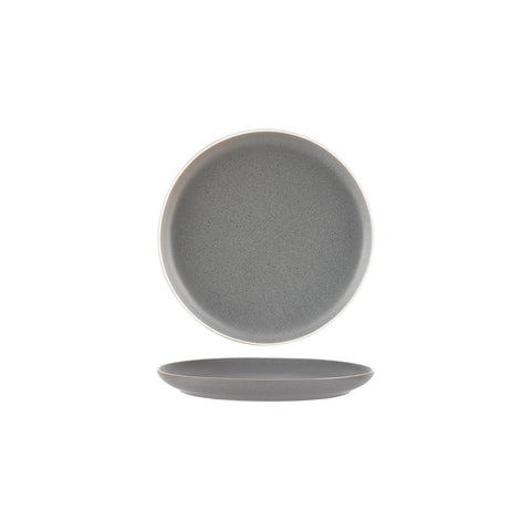 TK-URBAN ROUND COUPE PLATE 200MM GREY