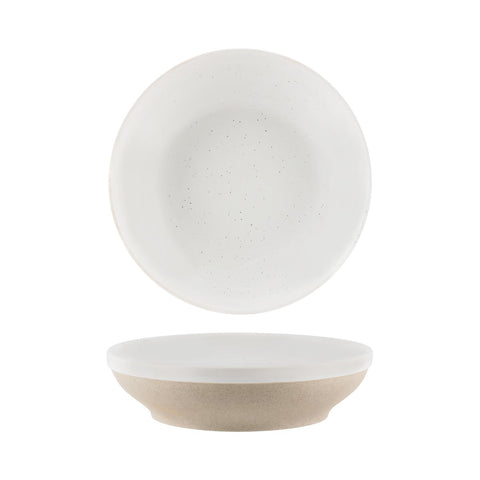 230MM SOHO FLARED BOWL WHITE PEBBLE