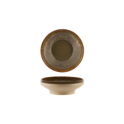 SOHO ROUND BOWL FOOTED 153MM BURNT SIENNA