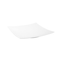 30CM SQ CURVED PLATTER MELAMIN