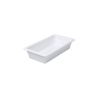 1/3 65 DEEP WHITE MELAMINE PAN