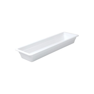 530 X 162MM MELAMINE FOOD PANS WHITE