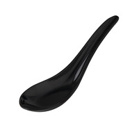 150MM BLACK CHINESE SPOON MELAMINE