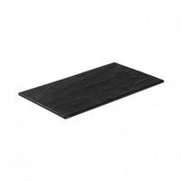 375 X 210 RECT PLATTER MELAMINE BLACK