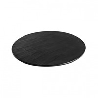 330 MM ROUND BLACK MELAMINE