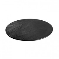 430MM TAROKO ROUND PLATTER - BLACK