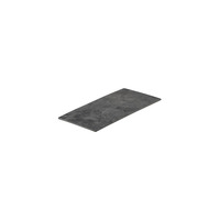 FLAT RECT PLATTER-325X175MM, DARK CONCRETE