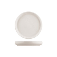 182MM MODA PRCELAIN SNACKA PLATE SNOW