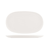 405X240MM OVAL COUPE PLATE-SNOW