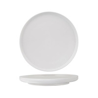 280MM LUZERNE ROUND PLATE -VERTICAL RIM - WHITE