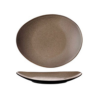 OVAL PLATE 225X185MM CHESNUT  LUZERNE