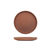 220MM ECLIPSE BROWN ROUND PLATE