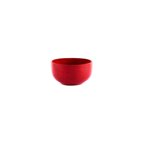 115 X 55MM REACTIVE RED STONEWARE BOWL